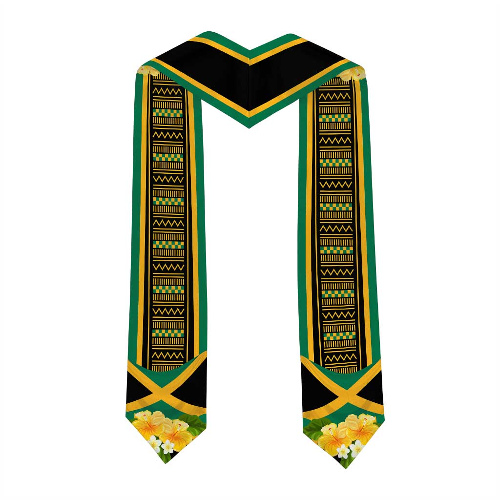 Personalized Jamaica Graduation Stole Jumieka Coat of Arms