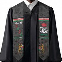 Personalized Kenya Graduation Stole With Coat Of Arms