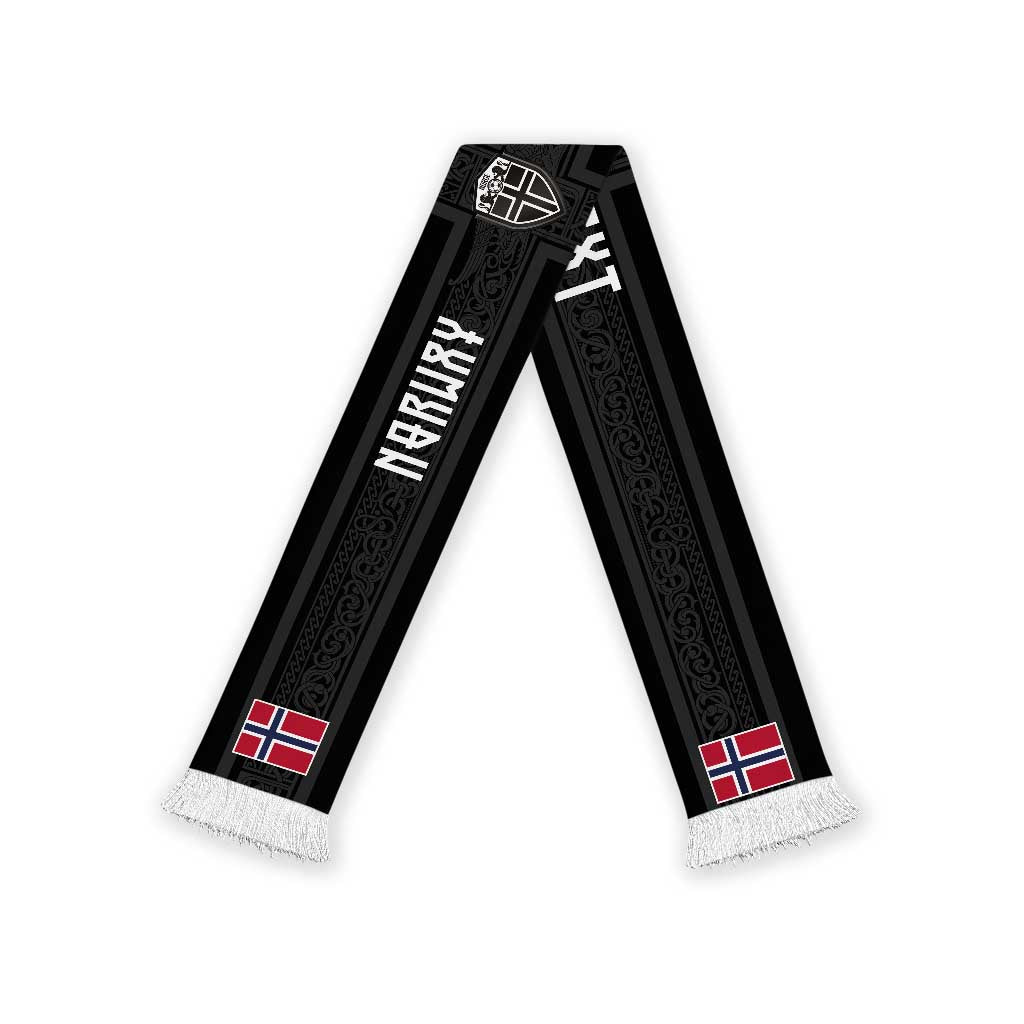 Personalized Norway Football Soccer Scarf Cross Nordic Knot Pattern
