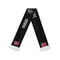 Personalized Norway Football Soccer Scarf Cross Nordic Knot Pattern