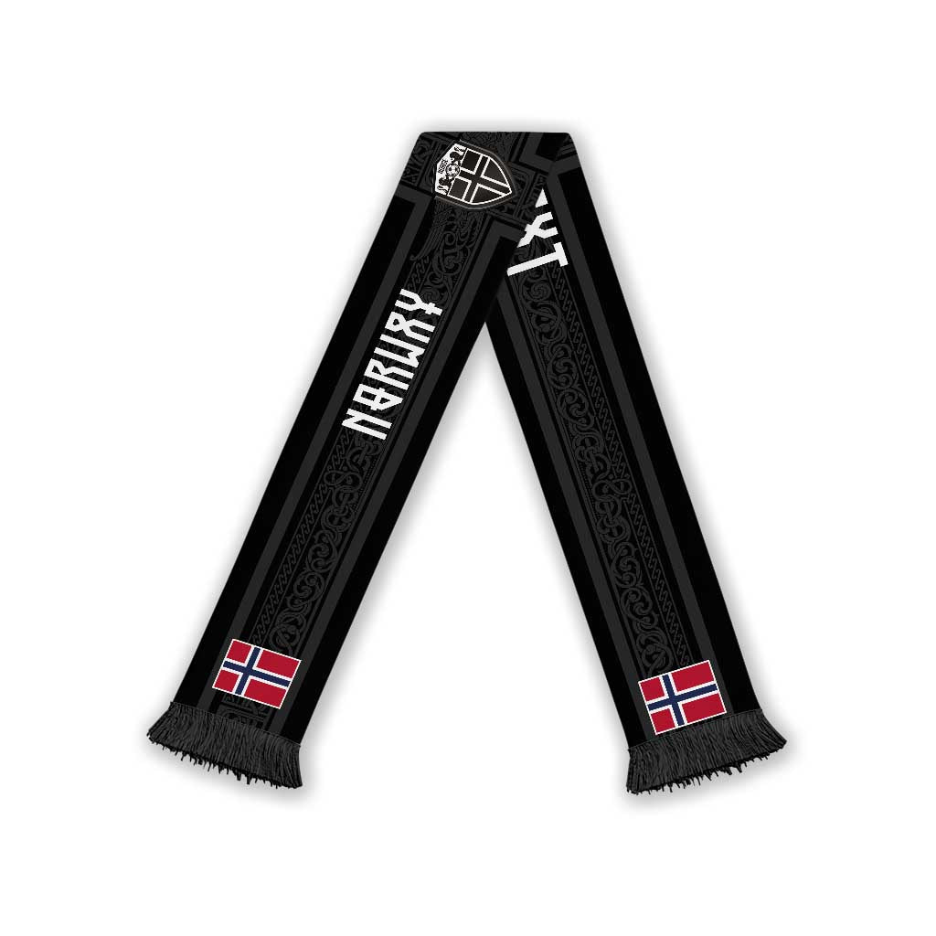 Personalized Norway Football Soccer Scarf Cross Nordic Knot Pattern