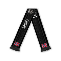 Personalized Norway Football Soccer Scarf Cross Nordic Knot Pattern