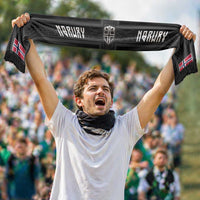 Personalized Norway Football Soccer Scarf Cross Nordic Knot Pattern
