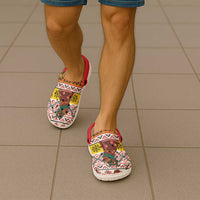 Romania Christmas Clogs Shoes Romanian Carpet The Goat Dance - Wonder Print Shop