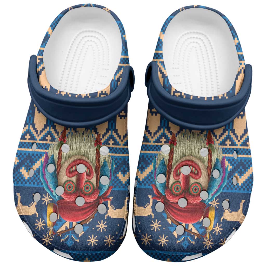 Romania Christmas Clogs Shoes Romanian Traditional Masks - Wonder Print Shop