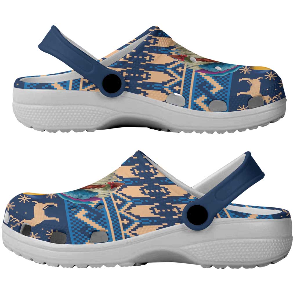 Romania Christmas Clogs Shoes Romanian Traditional Masks - Wonder Print Shop