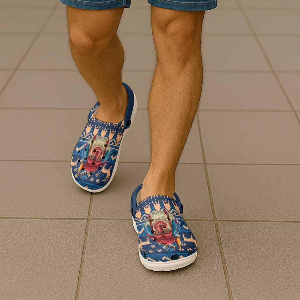 Romania Christmas Clogs Shoes Romanian Traditional Masks - Wonder Print Shop