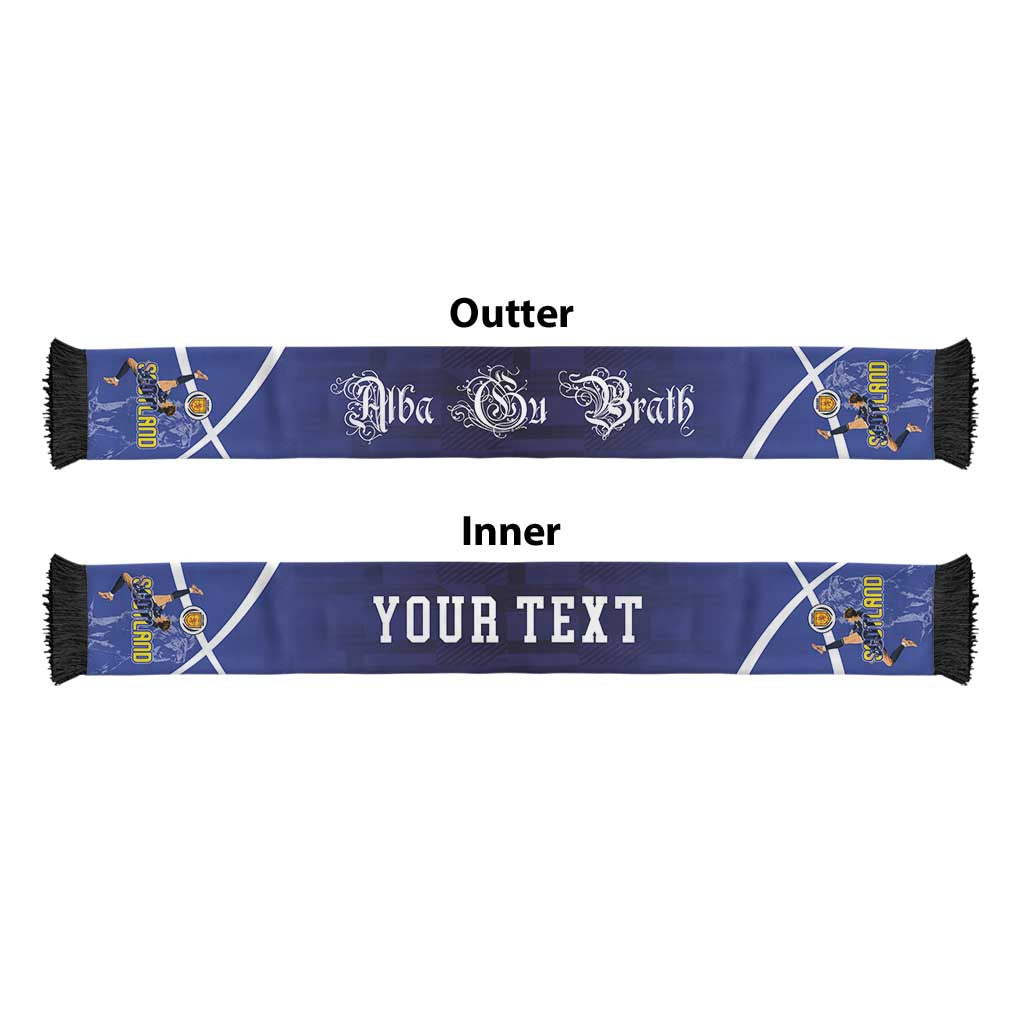 Personalized Scotland National Football Soccer Scarf Volley to the North America 2026
