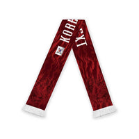 Personalized South Korea National Football Soccer Scarf Tigers-Taegeuk Warriors Red