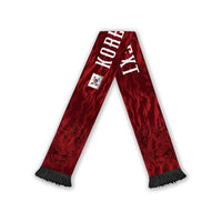 Personalized South Korea National Football Soccer Scarf Tigers-Taegeuk Warriors Red