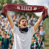 Personalized South Korea National Football Soccer Scarf Tigers-Taegeuk Warriors Red