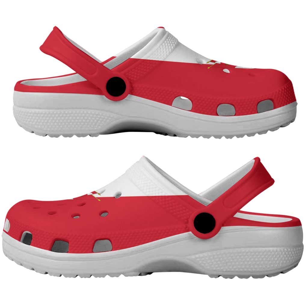 Peru Clogs Shoes Heritage Palette Flag-Inspired - Wonder Print Shop