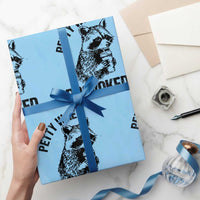 Petty When Provoked Wrapping Paper Roll Funny Raccoon Meme - Wonder Print Shop
