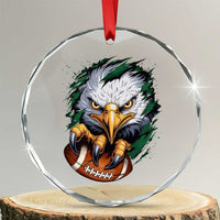 Philadelphia Fan Crystal Glass Ornament Green Eagles Sport Game Day - Wonder Print Shop
