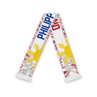 Philippines Flag Day Soccer Scarf Filipino Feather Pattern