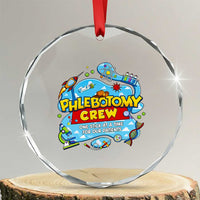 Phlebotomy Crew Lab Week 2026 Crystal Glass Ornament One Stick At A Time Funny Phlebotomist Healthcare Lab
