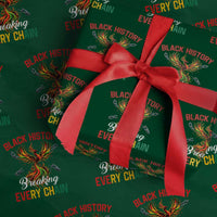Phoenix Rising Breaking Every Chain Wrapping Paper Roll Black History Month Freedom Gift - Wonder Print Shop