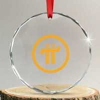 Pi Cryptocurrency Crystal Glass Ornament Crypto Coins Network - Wonder Print Shop