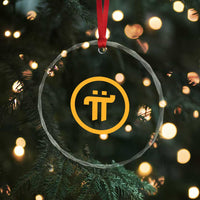 Pi Cryptocurrency Crystal Glass Ornament Crypto Coins Network - Wonder Print Shop
