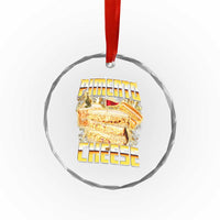 Pimento Cheese Crystal Glass Ornament Funny Cheesemonger Cheese Lovers Bootleg Art