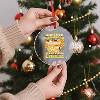 Pimento Cheese Crystal Glass Ornament Funny Cheesemonger Cheese Lovers Bootleg Art