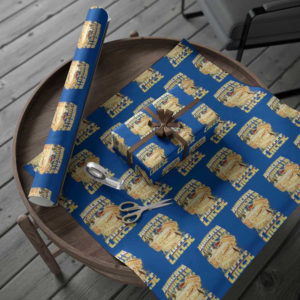 Pimento Cheese Wrapping Paper Roll Funny Cheesemonger Cheese Lovers Bootleg Art