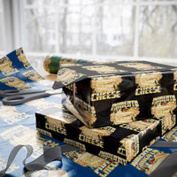 Pimento Cheese Wrapping Paper Roll Funny Cheesemonger Cheese Lovers Bootleg Art