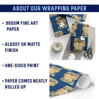 Pimento Cheese Wrapping Paper Roll Funny Cheesemonger Cheese Lovers Bootleg Art