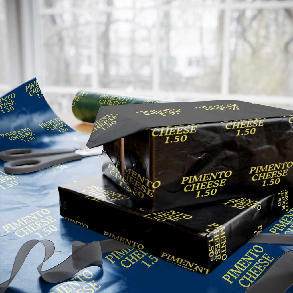 Pimento Cheese One Fifty Funny Golf Snack Wrapping Paper Roll Georgia Golfing Traditions Lover Humor