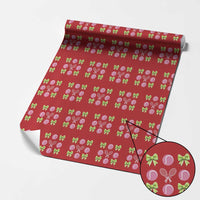 Pink Bow Coquette Tennis Lover Wrapping Paper Roll Funny Tennis Girl Gift - Wonder Print Shop