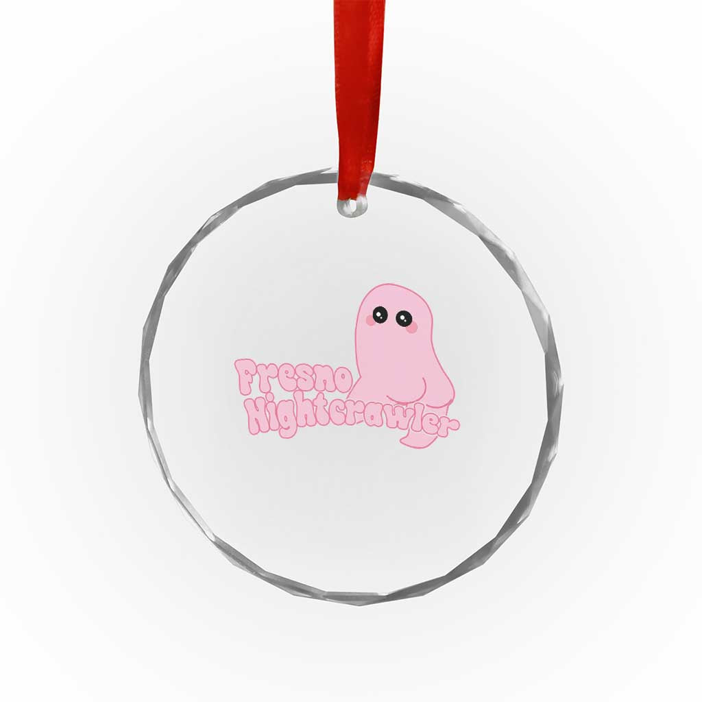 Pink Fresno Nightcrawler Crystal Glass Ornament Cryptidcore Aesthetic Gift For Girl - Wonder Print Shop