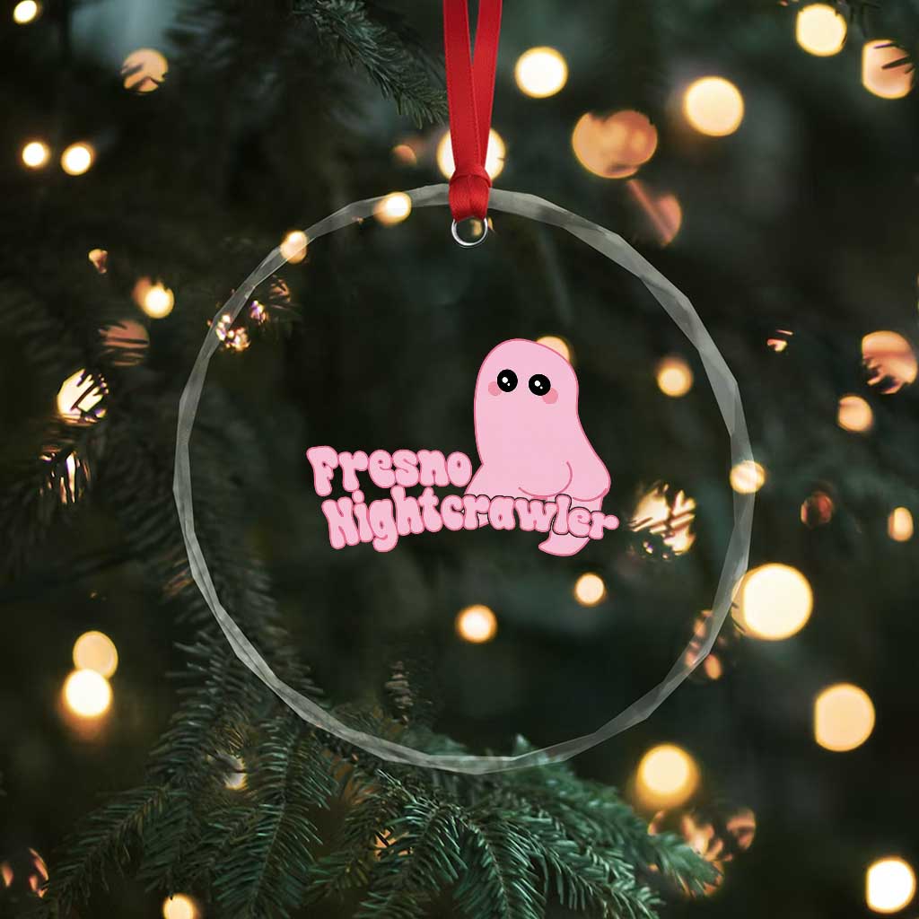 Pink Fresno Nightcrawler Crystal Glass Ornament Cryptidcore Aesthetic Gift For Girl - Wonder Print Shop
