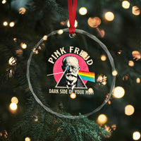 Pink Freud Dark Side Of Your Mom Crystal Glass Ornament Psychoanalysis Joke