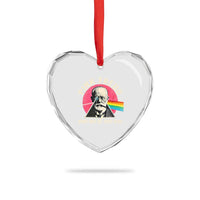 Pink Freud Dark Side Of Your Mom Heart Crystal Glass Ornament Psychoanalysis Joke