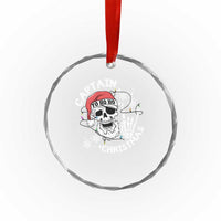 Pirate Xmas Crystal Glass Ornament Skull Skeleton Lights Pirates Caribbean Cruise TS10