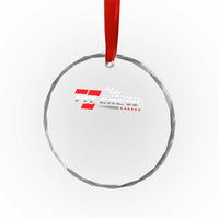 Pit Crew Crystal Glass Ornament Family Racing Birthday Race Car TS10