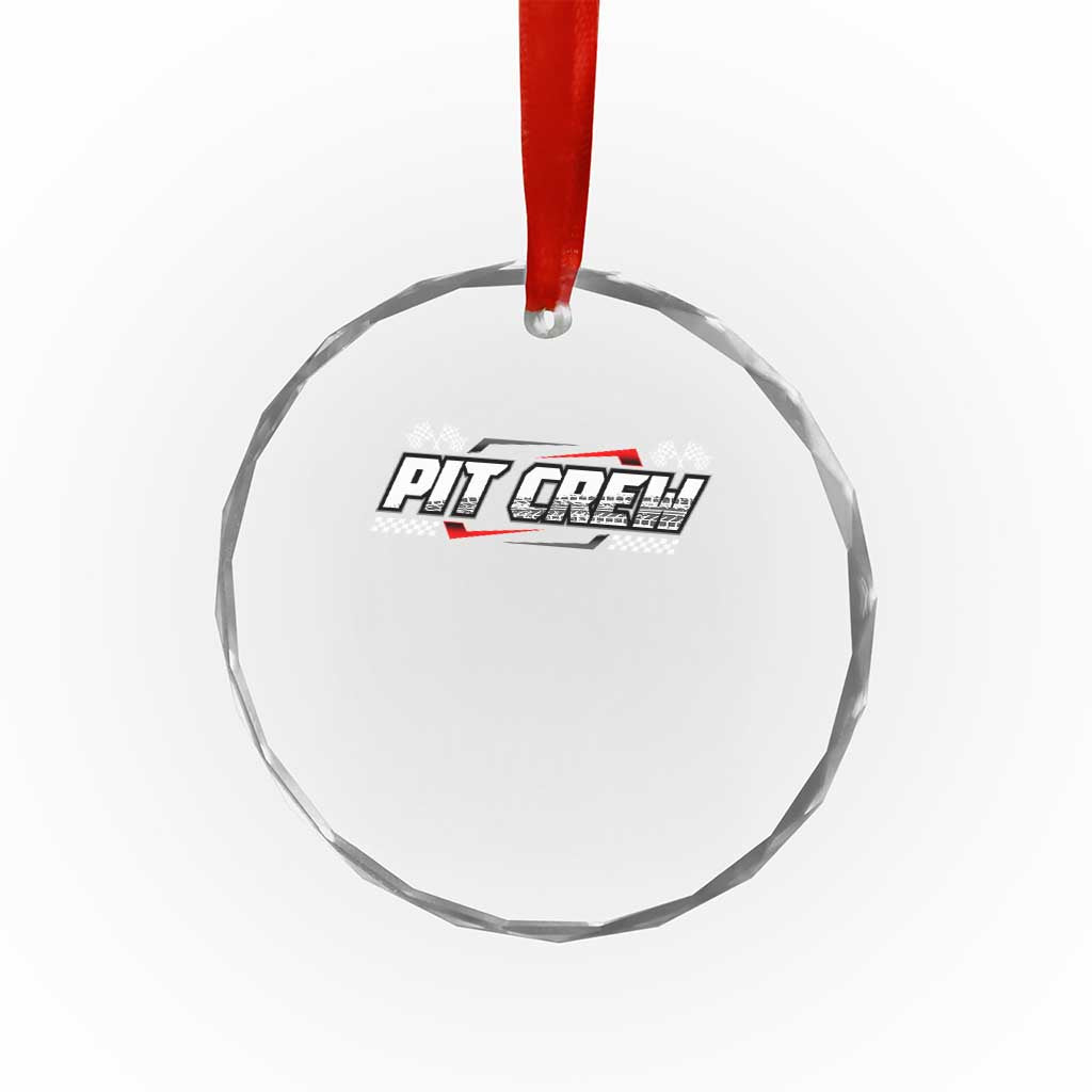 Pit Crew Crystal Glass Ornament Race Car Family Racing Birthday Parties TS10