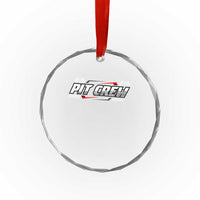 Pit Crew Crystal Glass Ornament Race Car Family Racing Birthday Parties TS10