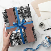 Pitbull Selfie Meme Wrapping Paper Roll Funny Dog Lover Graphic