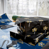 Pittsburgh Sport Retro Baseball Flower Wrapping Paper Roll Funny Game Day