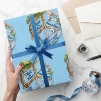 Plant The Trees Save The Bees Clean The Seas Wrapping Paper Roll Vintage Peace Sign Aesthetic Nature Lover Ocean Conservation