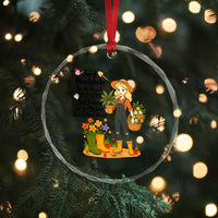 Plantaholic Crystal Glass Ornament Im On My Way To Get More Plants TS12