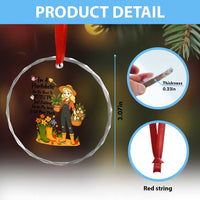 Plantaholic Crystal Glass Ornament Im On My Way To Get More Plants TS12