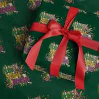 Play Some Boosie Mardi Gras Wrapping Paper Roll Funny Louisiana New Orleans Carnival