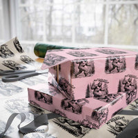 Please Save My Hideout Wrapping Paper Roll Bigfoot Forest Protector