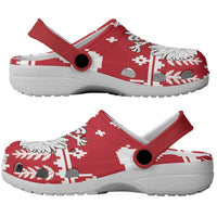 Poland Christmas Clogs Shoes Emblem With Flag Style - Wonder Print Shop