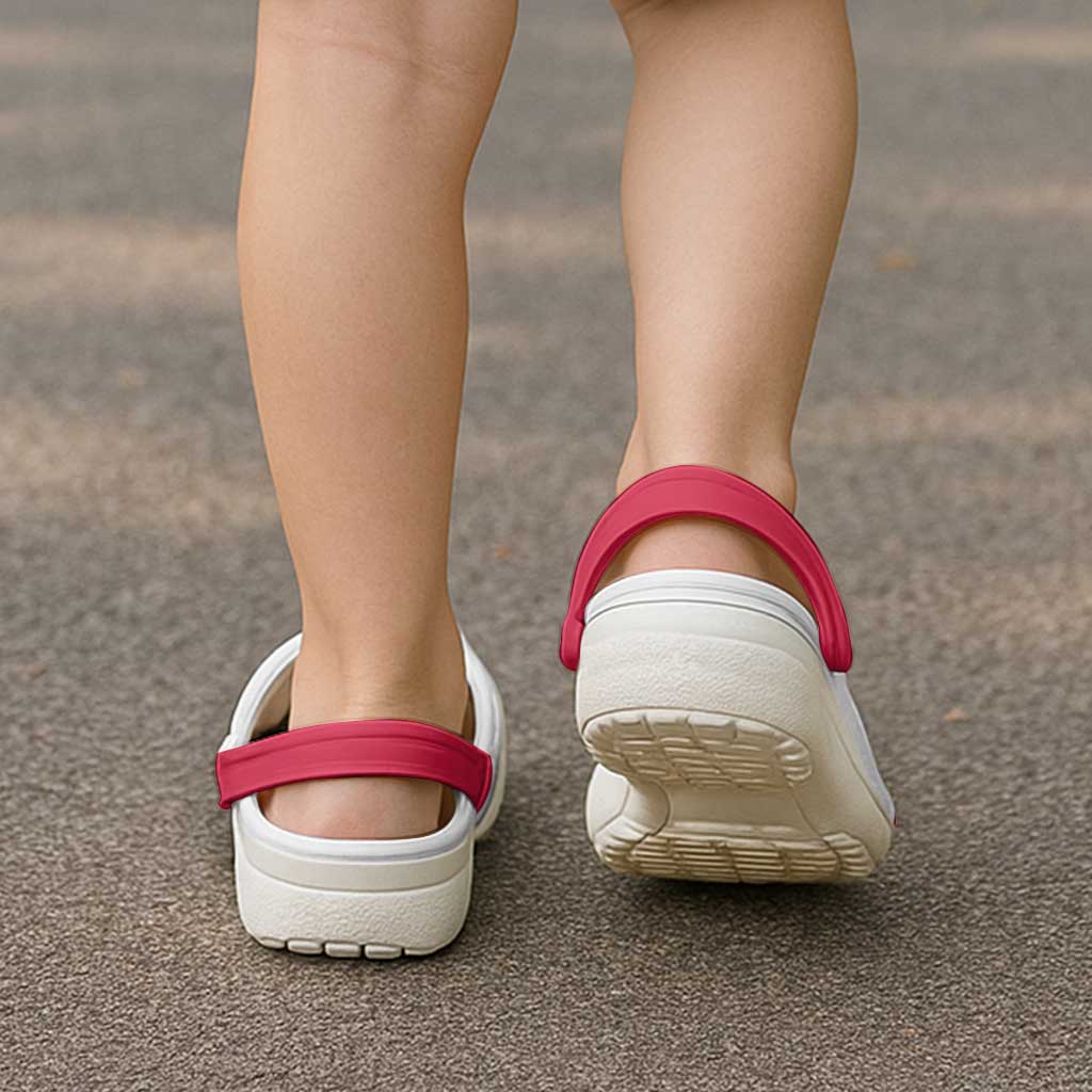 Poland Clogs Shoes Flag Color Inspiration - Wonder Print Shop