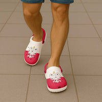 Poland Clogs Shoes Flag Color Inspiration - Wonder Print Shop