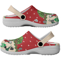 Poland Dinosaur Christmas Clogs Shoes Polish Smok Wawelski Wesołych Swiat - Wonder Print Shop