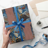 Polar Express Wrapping Paper Roll Retro Vintage Christmas Believe - Wonder Print Shop